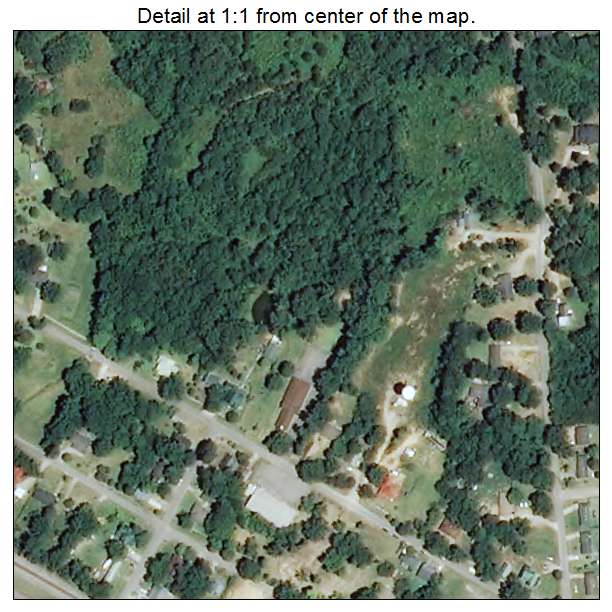 Myrtle, Mississippi aerial imagery detail