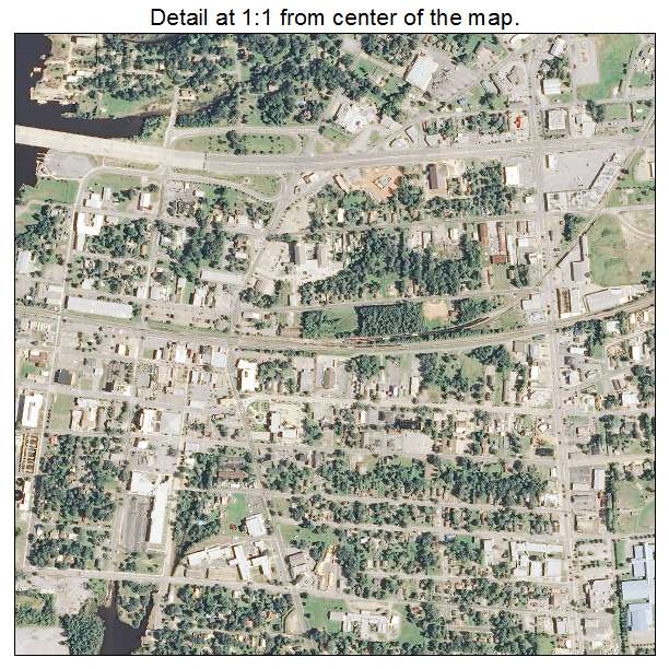 Pascagoula, Mississippi aerial imagery detail