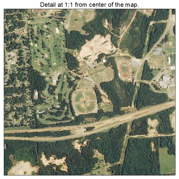 Pearl, Mississippi aerial imagery detail