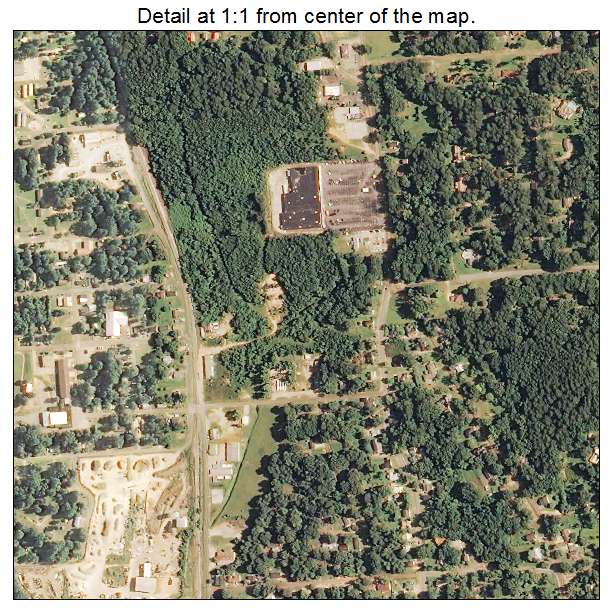 Philadelphia, Mississippi aerial imagery detail