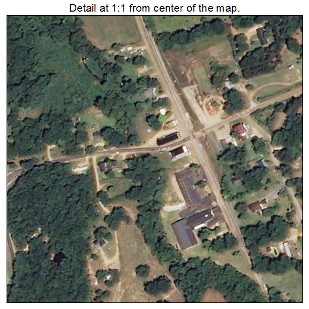 Pope, Mississippi aerial imagery detail