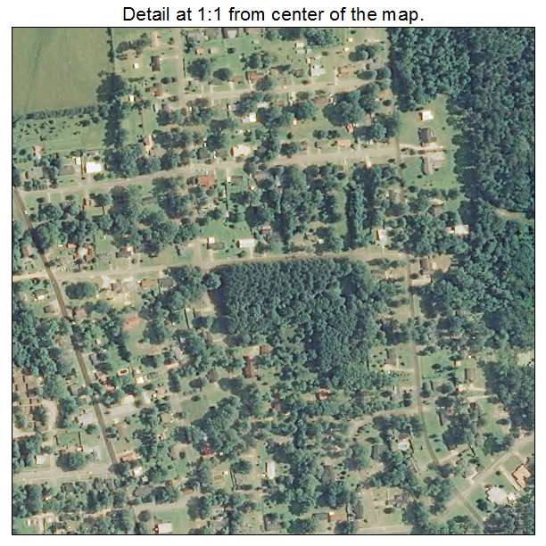 Quitman, Mississippi aerial imagery detail