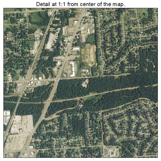 Ridgeland, Mississippi aerial imagery detail