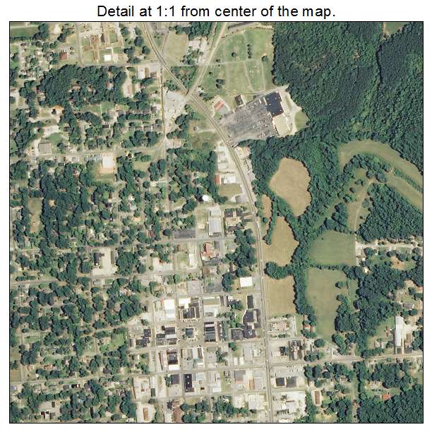 Ripley, Mississippi aerial imagery detail