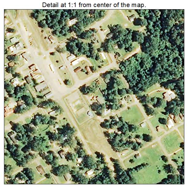 Roxie, Mississippi aerial imagery detail