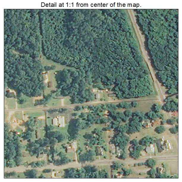 Shubuta, Mississippi aerial imagery detail