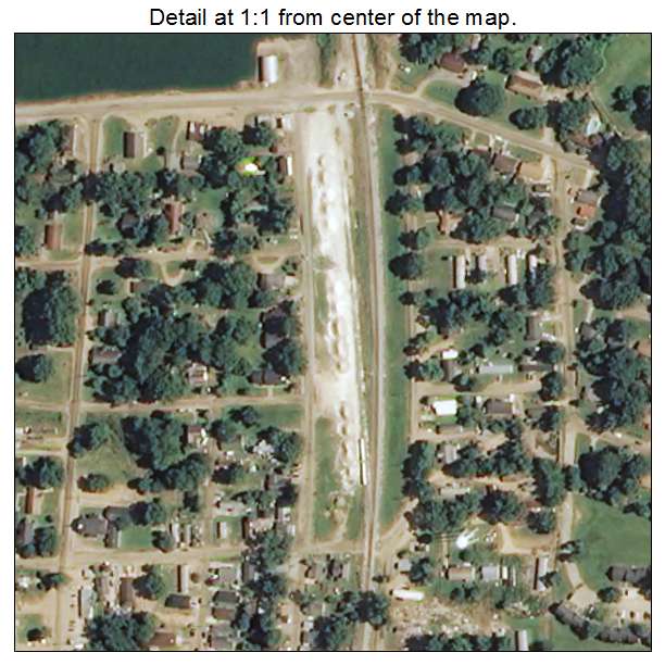 Sidon, Mississippi aerial imagery detail
