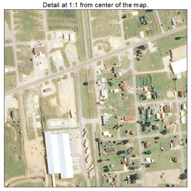 Smithville, Mississippi aerial imagery detail
