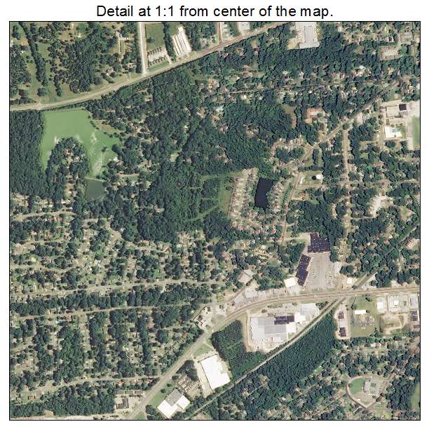 Starkville, Mississippi aerial imagery detail
