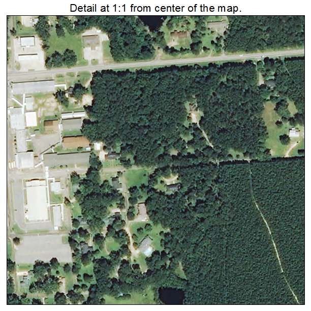 Sumrall, Mississippi aerial imagery detail