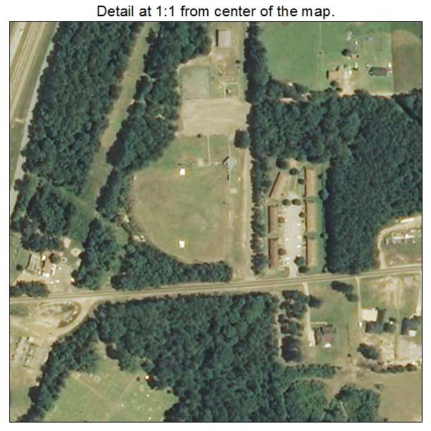 Terry, Mississippi aerial imagery detail