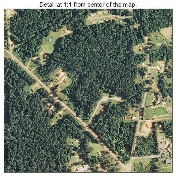 Tucker, Mississippi aerial imagery detail