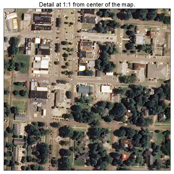 Tunica, Mississippi aerial imagery detail