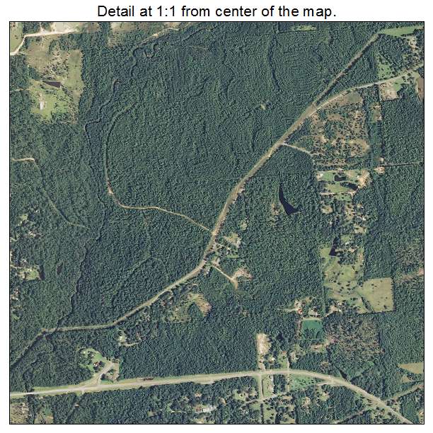 Vancleave, Mississippi aerial imagery detail