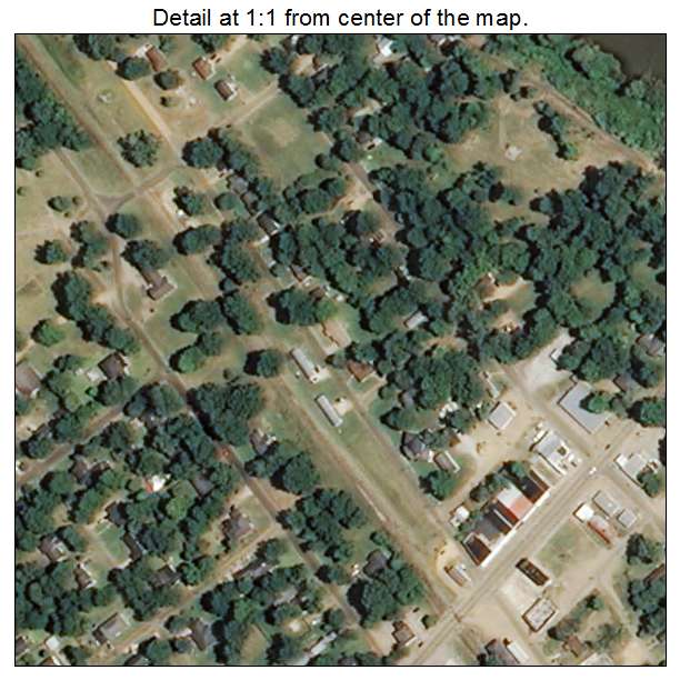 Webb, Mississippi aerial imagery detail
