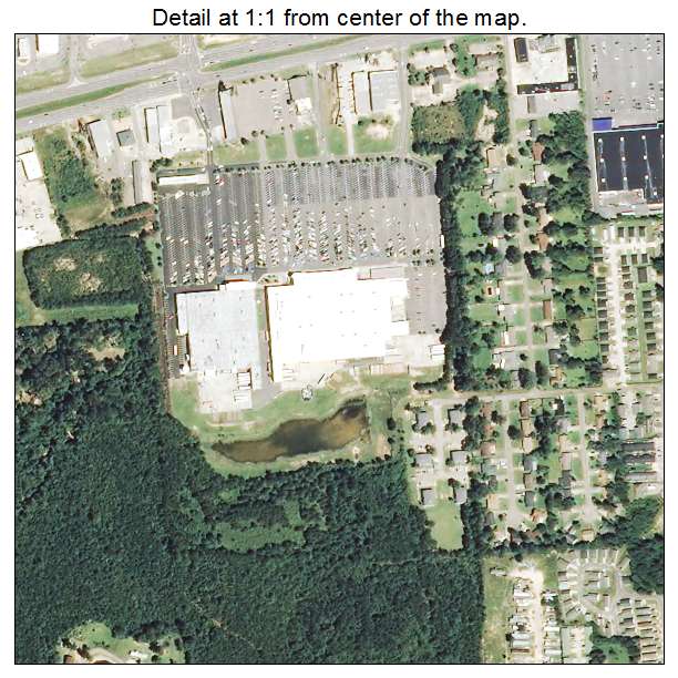 West Hattiesburg, Mississippi aerial imagery detail