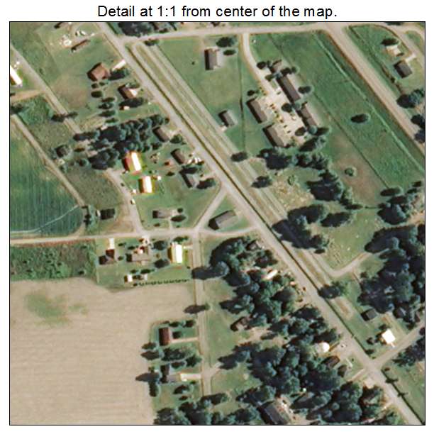 Winstonville, Mississippi aerial imagery detail