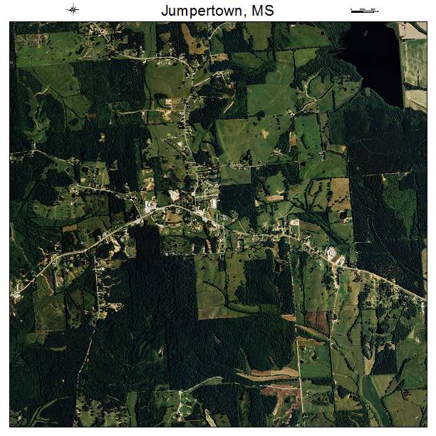 Jumpertown, MS air photo map