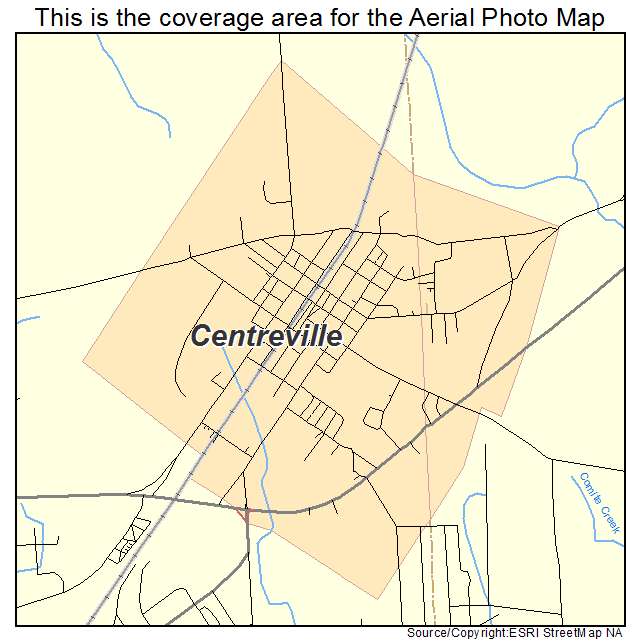 Centreville, MS location map 