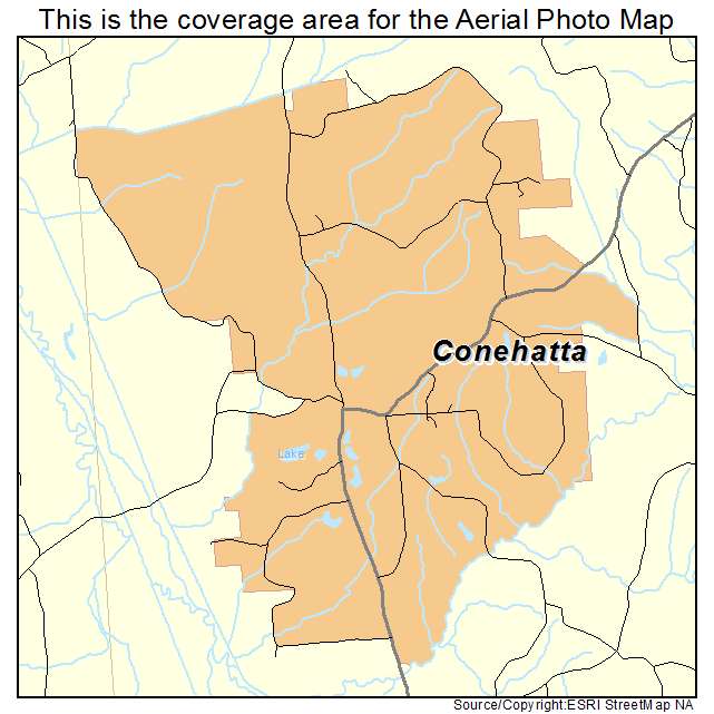 Conehatta, MS location map 