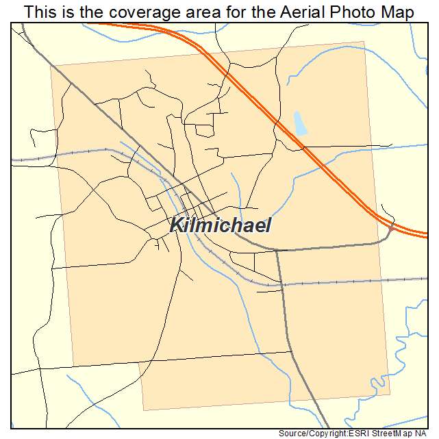 Kilmichael, MS location map 