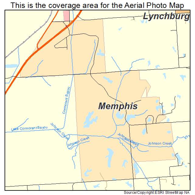 Memphis, MS location map 