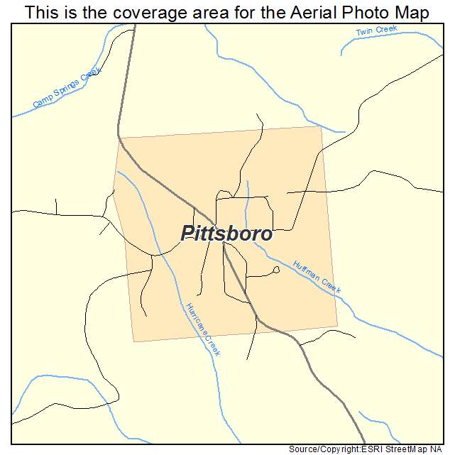 Pittsboro, MS location map 