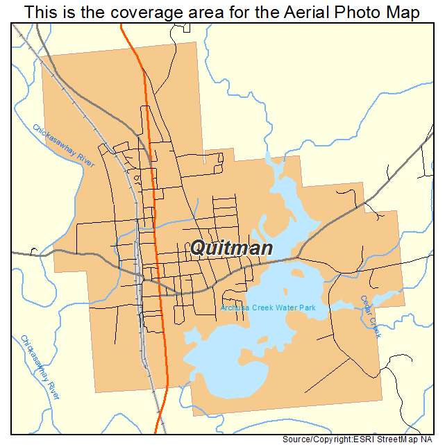 Quitman, MS location map 