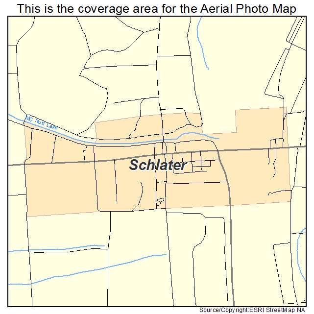 Schlater, MS location map 