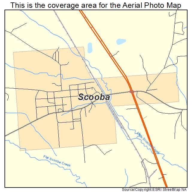Scooba, MS location map 