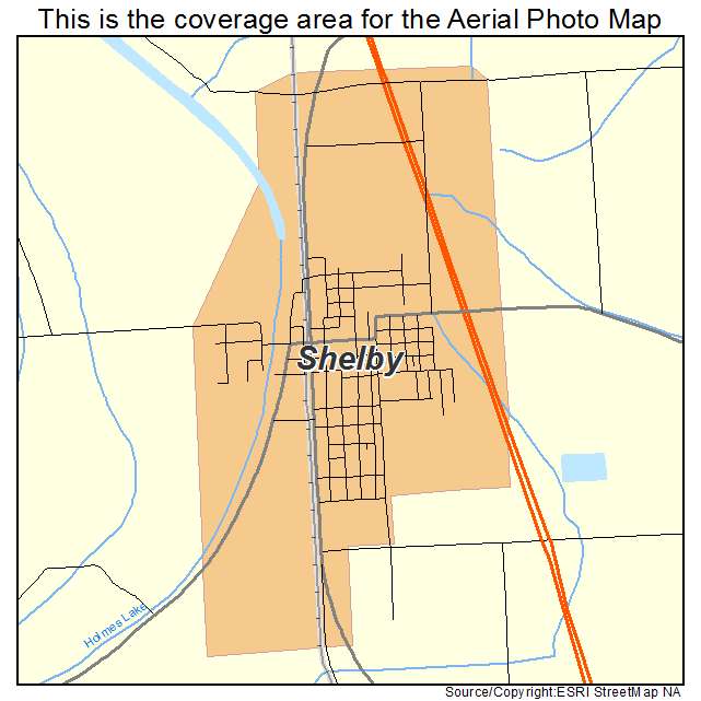 Shelby, MS location map 