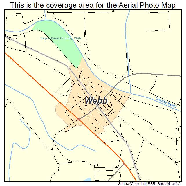 Webb, MS location map 