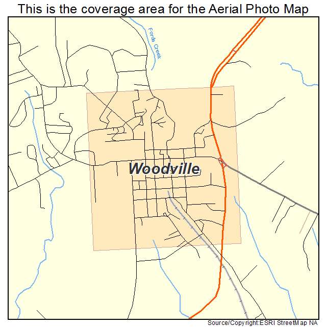 Woodville, MS location map 