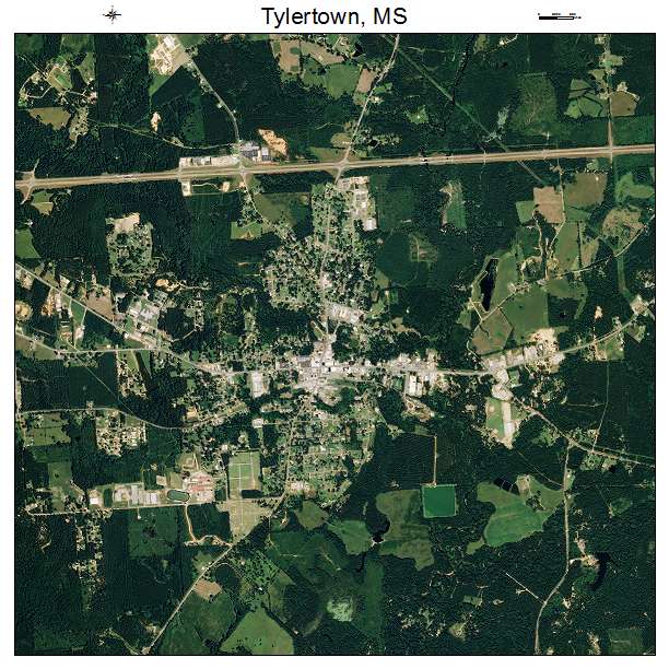 Tylertown, MS air photo map