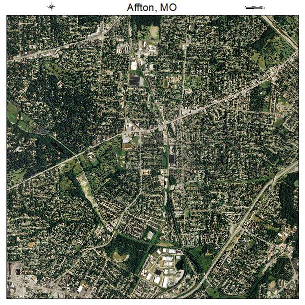 Affton, MO air photo map