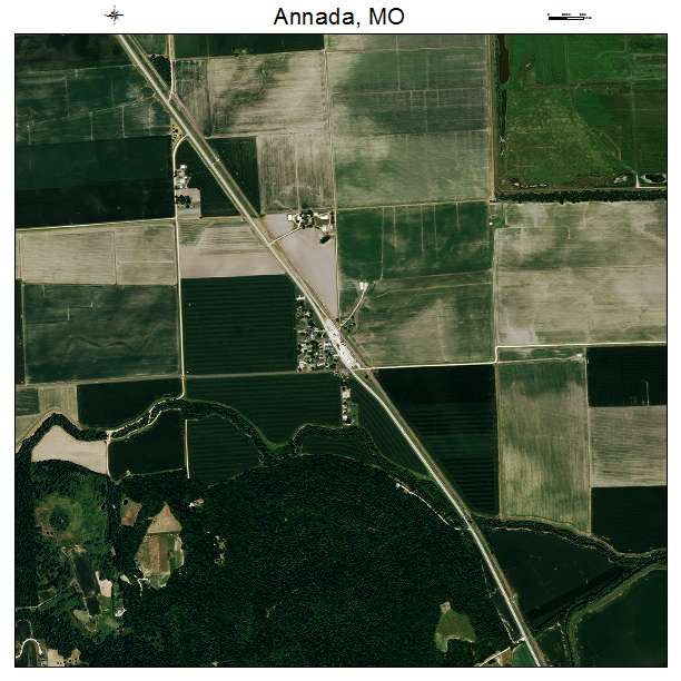Annada, MO air photo map