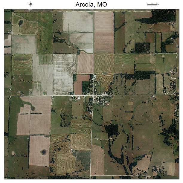 Arcola, MO air photo map