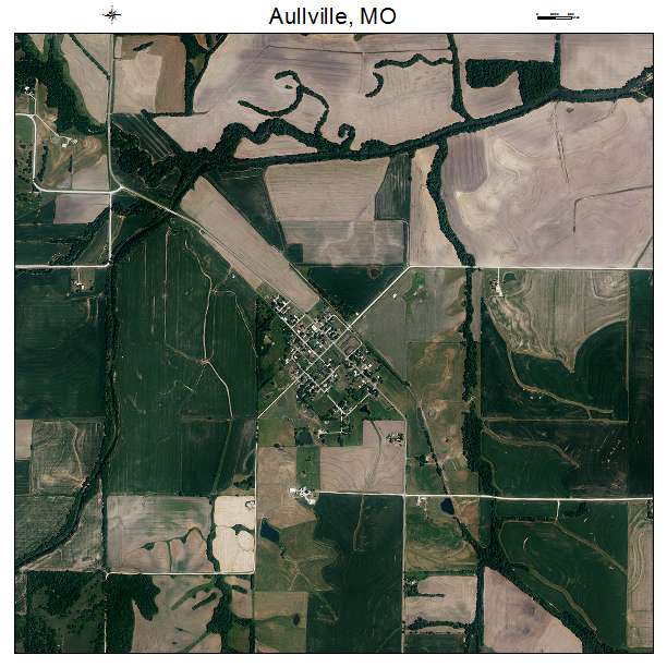 Aullville, MO air photo map