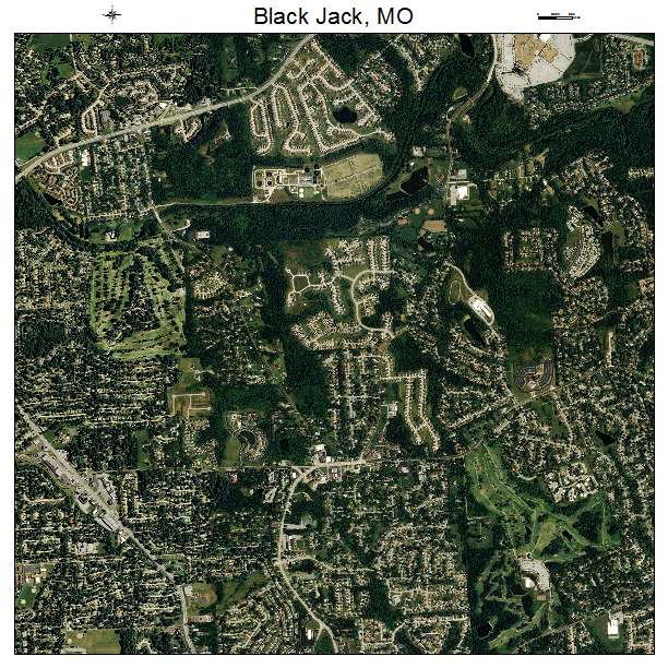 Black Jack, MO air photo map