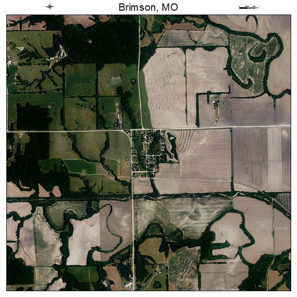 Brimson, MO air photo map