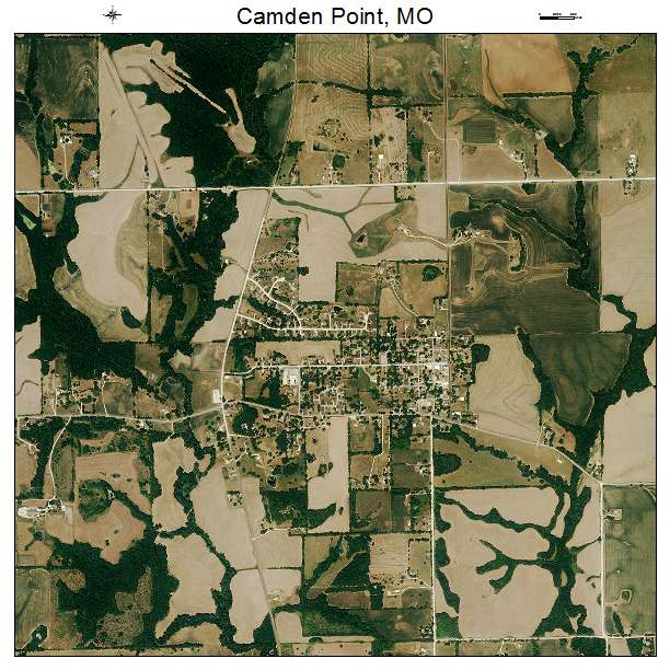 Camden Point, MO air photo map