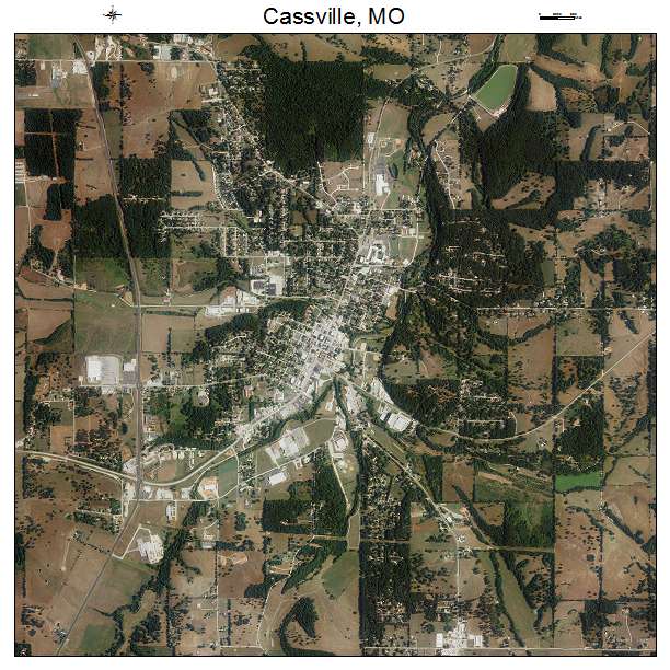 Cassville, MO air photo map