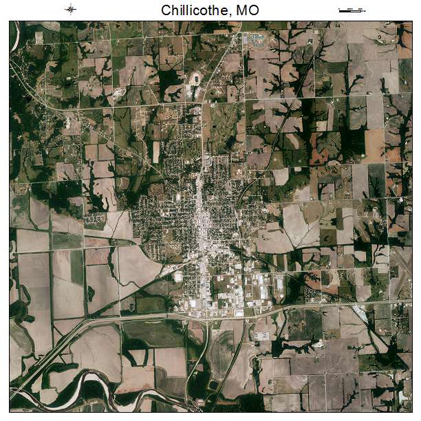 Chillicothe, MO air photo map