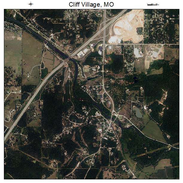 Cliff Village, MO air photo map