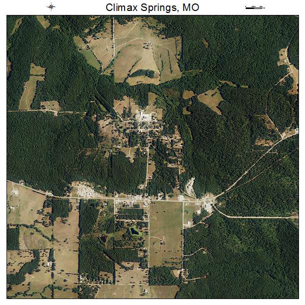 Climax Springs, MO air photo map