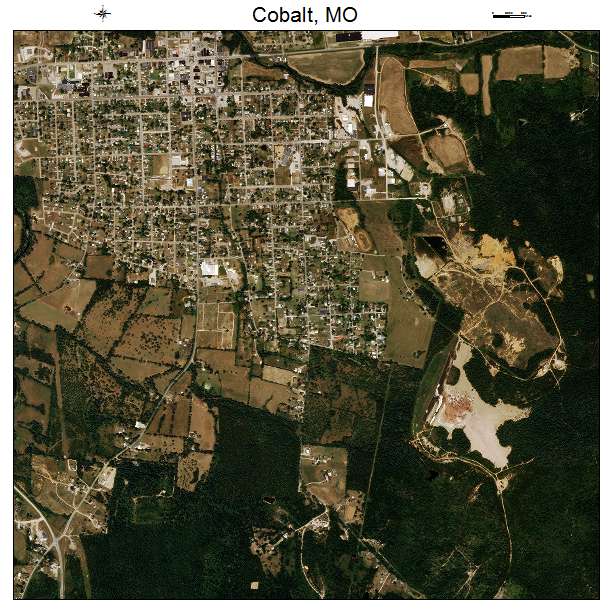 Cobalt, MO air photo map