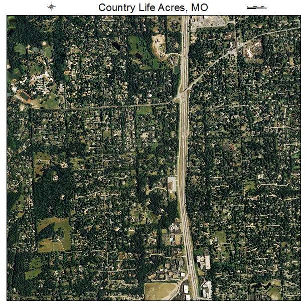 Country Life Acres, MO air photo map