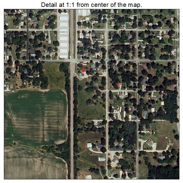 Adrian, Missouri aerial imagery detail