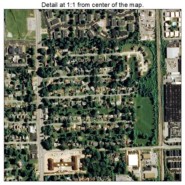 Affton, Missouri aerial imagery detail