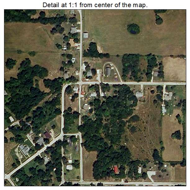 Aldrich, Missouri aerial imagery detail
